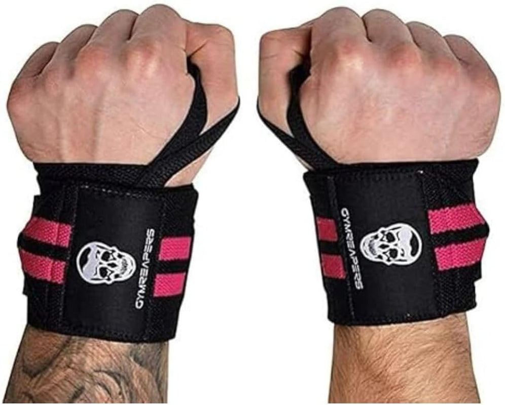 Professional 18" Weightlifting Wrist Wraps (IPF Approved) - Heavy Duty Support with Thumb Loop for Powerlifting, Strength Training, and Bodybuilding